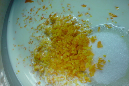 Апельсино-йогуртовый десерт: шаг 1