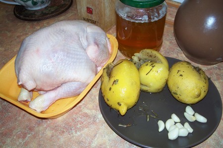 Курица с солеными лимонами: шаг 1