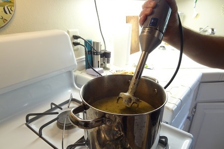 Суп с фасолью и хвостами омаров: шаг 8