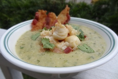 Суп с фасолью и хвостами омаров: шаг 9