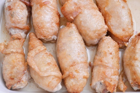 Мини-рулеты из курицы с картофельным пюре. (праздничный обед к 8 марта): шаг 3