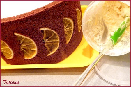 Торт клюквенно-апельсиновый: шаг 20