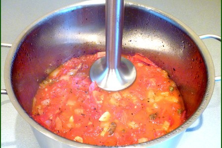 Рагу фасолево-грибное в томатном соусе: шаг 5