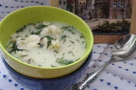 Укропный суп с рыбой: шаг 8