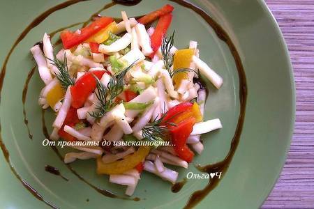 Салат из капусты в пикантной заправке: шаг 5