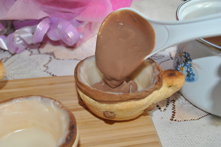 Шоколадный кисель в съедобных чашечках: шаг 24