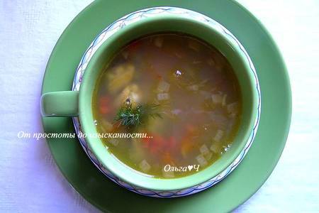 Легкий горохово-овощной суп с мидиями: шаг 7