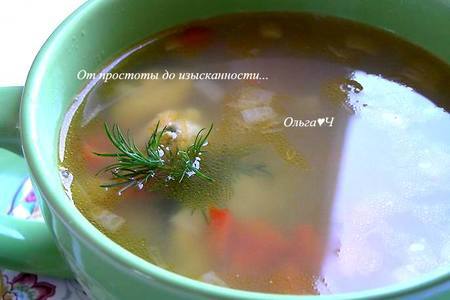 Легкий горохово-овощной суп с мидиями: шаг 8
