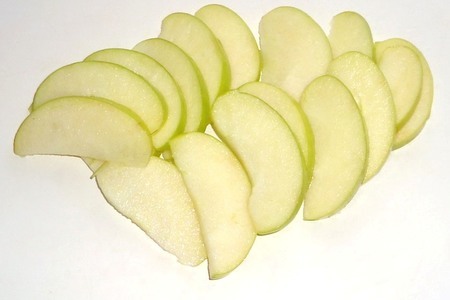 Салат из чечевицы с зеленым яблоком: шаг 3