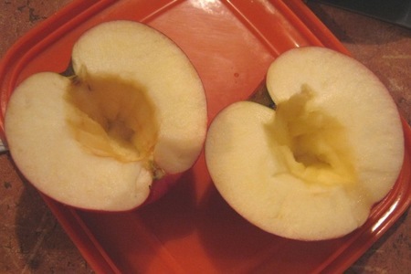 Десерт из яблок с корицей фм (моя иллюстрация к интересному рецепту): шаг 3