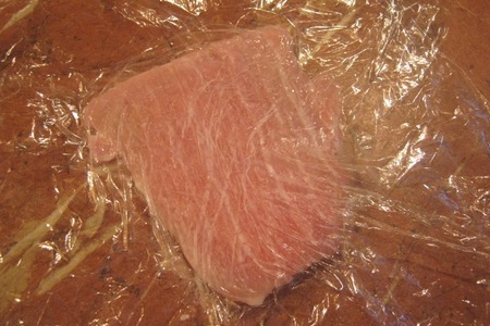 Свинина в панировке с запеченным картофелем с тимьяном и чесноком: шаг 1