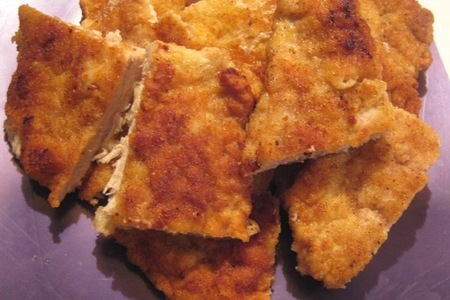 Свинина в панировке с запеченным картофелем с тимьяном и чесноком: шаг 6