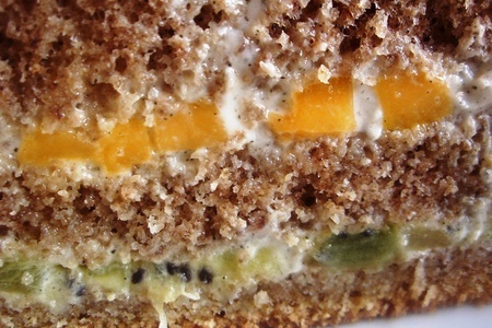 Торт мятно-фруктовый «нежный соблазн».в подарок ирочке 211978.: шаг 10