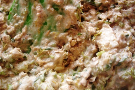 Мультизлаковый пирог-запеканка с сыром, шпинатом и зеленью.: шаг 3
