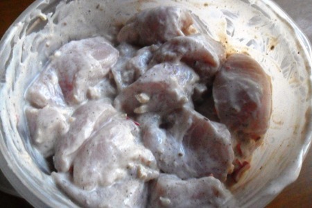 Куриные шашлычки в йогуртовом маринаде: шаг 5
