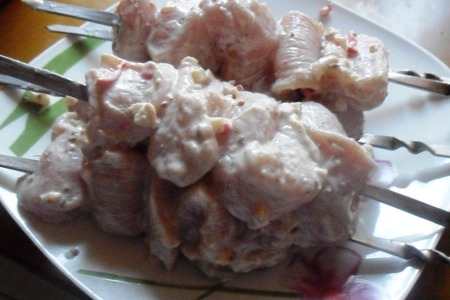Куриные шашлычки в йогуртовом маринаде: шаг 6