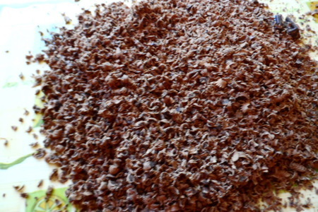Шоколадный кекс-пирог с черносливом и орехами.: шаг 3
