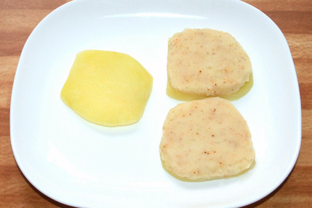 "пирожные" из картофеля: шаг 6