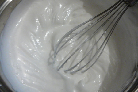 Торт-желе с заварным белковым кремом: шаг 7