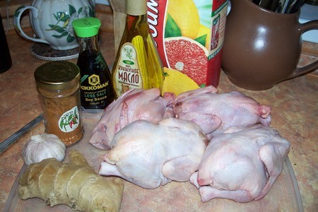 Цыплята корнишоны на гриле в соевом маринаде для дорогих друзей!!!: шаг 1