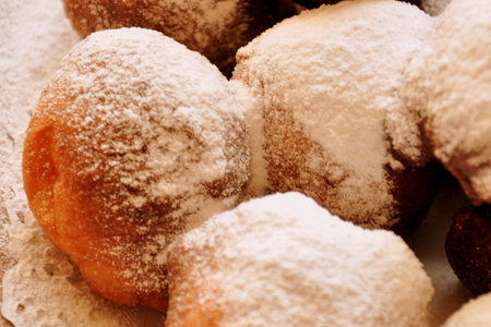 Oliebollen - голландские рождественские пончики: шаг 6