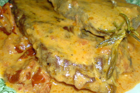 Mясо говяжье под соусом из вяленых томатов: шаг 7