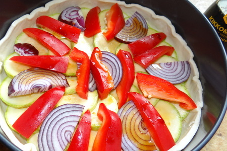 Быстрый овощной пирог (идеи для пикника): шаг 4
