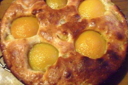 Torta morbida con ricotta e pesche - мягкий пирог с рикоотой и персиками: шаг 6
