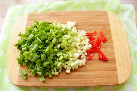 Салат со спаржей и баклажанами: шаг 4