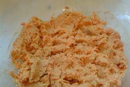 Крокеты запеченные из кабачков и батата под муссом из сыра тофу: шаг 2