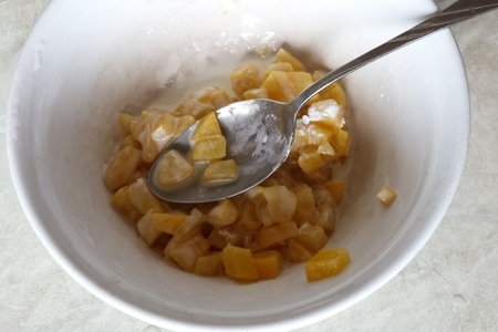 Цельнозерновой пирог с персиками на завтрак: шаг 4
