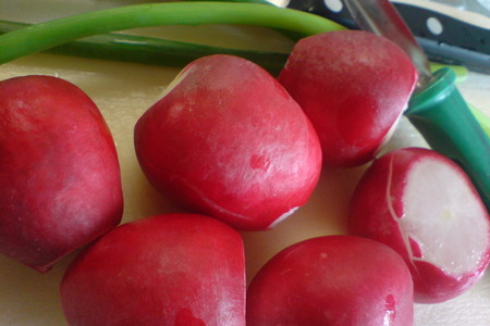 Редис /помидоры с анчоусами,как холодная закуска: шаг 5