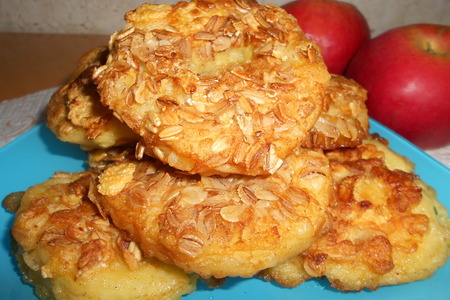 Хрустящие яблочные пончики: шаг 5