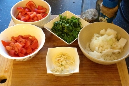 Буррито с омлетом, пеперонатой и индейкой на завтрак: шаг 2