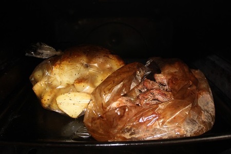 Запеченные свиные ребрышки с ароматным картофелем: шаг 5