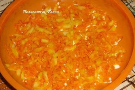 Творожный пудинг с карамелизированной морковью: шаг 7