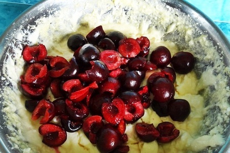 Творожный десерт с ягодами.: шаг 6