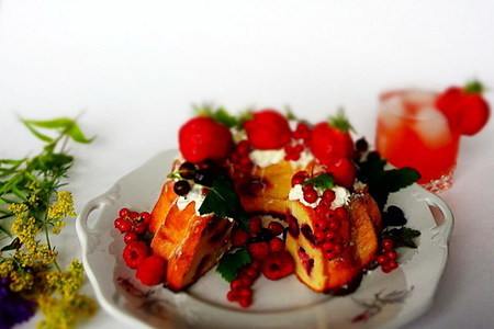 Творожный десерт с ягодами.: шаг 8