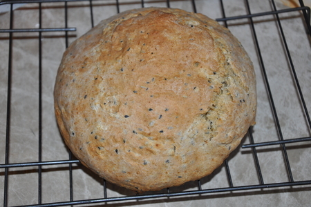 Пшенично-ржаной хлеб на простокваше: шаг 5