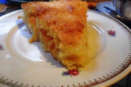 Пирог с абрикосами и манным франджипаном.: шаг 9