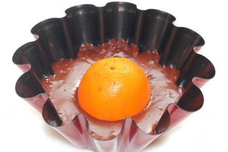 Шоколадный пудинг с цельным апельсином : шаг 6