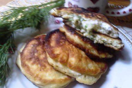 Завтрак для сыроманов и сыроедов: оладьи в стиле «хачапури»: шаг 7