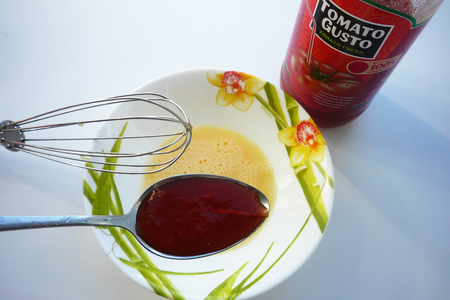 Омлет с томатным соком: шаг 2