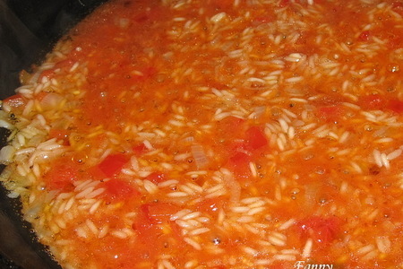 Томатный рис с курицей под моле «эспаньол»: шаг 4