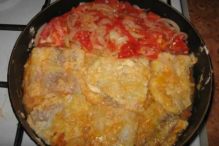 Рыба, запеченная с помидорами и сыром: шаг 3