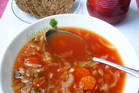 Суп томатный с капустой: шаг 5
