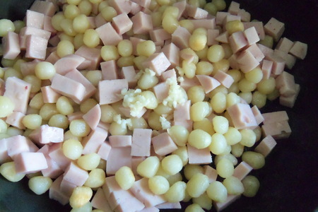 Картофельные ньокки с ветчиной и сыром: шаг 2