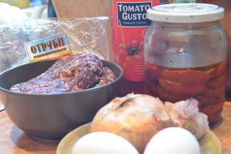  "маффины" из говядины с томатным соком: шаг 1
