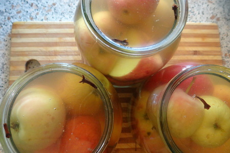 Яблочки маринованные медовые: шаг 3