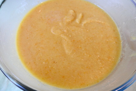 Суп пюре из овощей с сыром и приправой карри и манго.: шаг 5